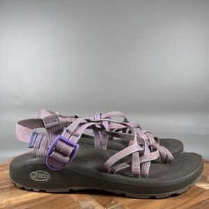Chaco Z/Cloud X2 Women's Adjustable Strap Grey Purple Sandals Size 8
